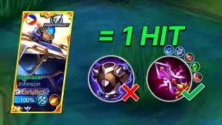 JOHNSON OLD SUPER DAMAGE BUILD 2023! (DONT TRY) | BEST 1 HIT DELETE ITEM ~ Mobile Legends: Bang Bang