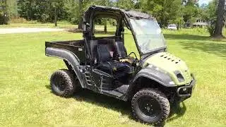2012 Cub Cadet Volunteer 4x2 Side by Side UTV SN0001