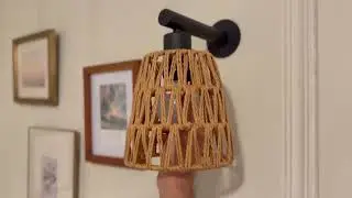 Boho Battery Operated Wall Sconces, Farmhouse Rattan Wall Lighting for Bedroom Review