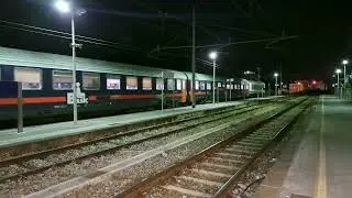 Stazione di Tropea: arrivo lento e partenza dell'ICN 794 per Torino