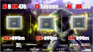 Ryzen AI 9 HX 470 vs. Z2 Extreme vs. AI 9 HX 370: The 30W TDP Showdown at 1080p!