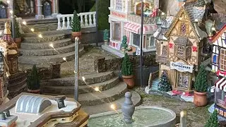 DIY Christmas Villages street lights.