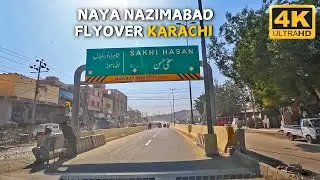 Naya Nazimabad Flyover Exit | Epic Karachi 4k Ultra HD