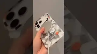🌸 Aesthetic Floral iPhone Case with MagSafe 🌼 Clear Daisy Design Protective Cover
