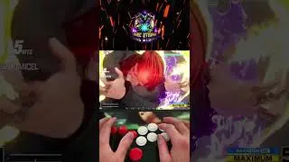 Iori Yagami Corner 4 Bars Combo with Super and Climax (KOFXV)
