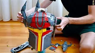 LEGO Star Wars TIMELAPSE &mdash; носимый мандалорский шлем