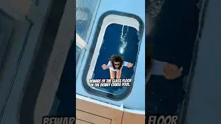 Glass window in the Disney Fantasy pool. Created with AI. #disneyfantasy #ai #createdwithai #grok