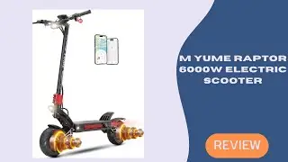 YUME Raptor 6000W Motor Scooter &ndash; Fast, Powerful & Long Range Ride