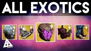 Destiny The Taken King ALL EXOTIC ARMOR!