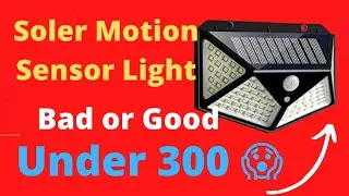 Soler Motion Sensor😱Outdoor Light💡 Cool Gadget Review in Hindi #solar #light #smartgadgets