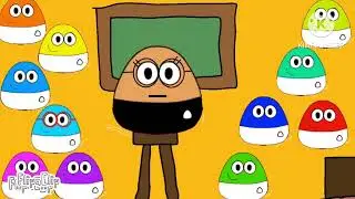 O pou jogou minecraft na escola e ficou de castigo