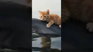 OMG! Mama Cat & Kitten Cuddle Party 😻