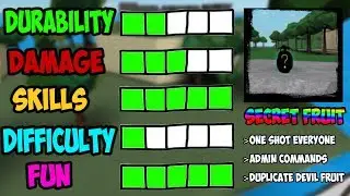 EVERY DEVIL FRUIT STATS | STEVE'S ONE PIECE | ROBLOX