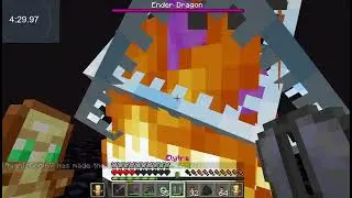Beating the world record in minecraft.