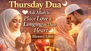 Thursday Dua 🤍 Ask Allah to Place Love & Longing in Their Heart | Blessed Love