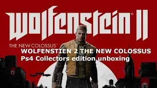 wolfenstein 2 the new colossus collectors edition unboxing[FREE CODE GIVEAWAY!!!!!!!!