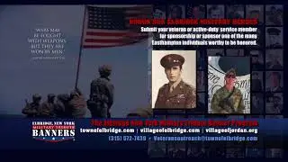Elbridge NY Military Tribute Banners