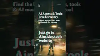 Free AI Agents & Tools Directory: explore Ainsider.tools website #ai #aitools #aiagents