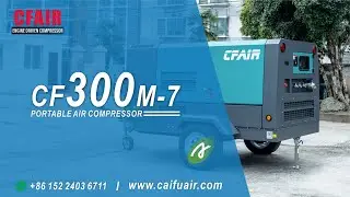 300cfm diesel air compressor 7bar 8.4m3/min
