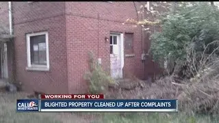 Blighted property cleaned up after complaints