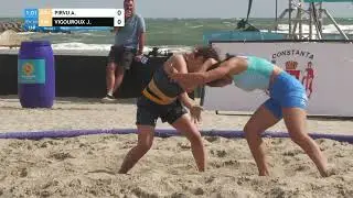 Round 2 Women's BW - 50 kg: A. PIRVU (ROU) v. J. VIGOUROUX (FRA)