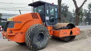 HAMM 3410 Vibratory Smooth Drum Roller Test - TRUCK 365