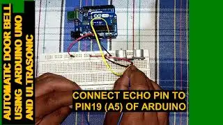 Automatic Door Bell | Smart Door Bell | Arduino Uno | Ultrasonic Sensor