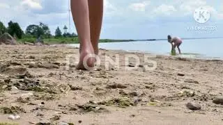 Pond5 woman feet video with Giant Footsteps SFX #2