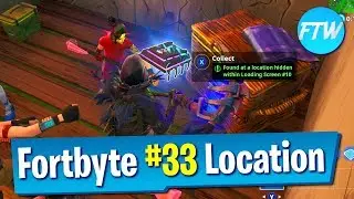 Fortbyte #33 Location (Found At A Location Hidden Within Loading Screen #10)