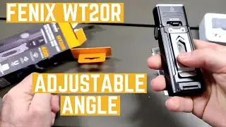 Распаковка и демонстрация USB-фонарика FENIX 400 Lumen WT20R с возможностью зарядки