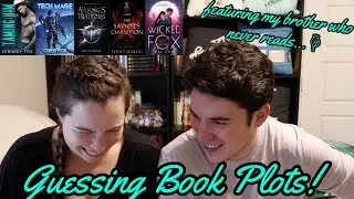 GUESSING THE PLOTS TO AUTHORTUBER BOOKS (ft. my non-reader brother)