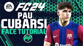 EA FC 24 PAU CUBARSI FACE + STATS -  Pro Clubs Face Creation - CAREER MODE - LOOKALIKE