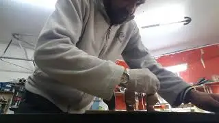 Piano pedals cleaning before polish by Sagi Tchaika