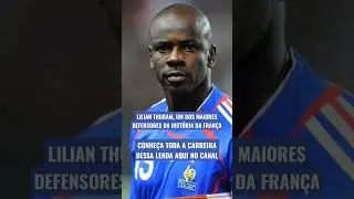 Lilian Thuram, um dos maiores defensores da hist&oacute;ria do futebol franc&ecirc;s. #shortsfeed #shortsvideo