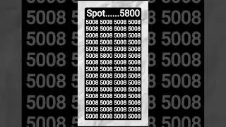 Logically Spot the Hidden out the Spot 5800 #brainchallenge #logic #gk #fypシ #fypシ゚viral