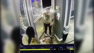 These female pedestrians got SOAKED by a car driving by