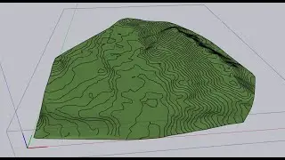 TOPOGRAFIA EN SKETCHUP ( Exportación curvas de nivel, terraceo y Herramienta de Caja de Arena)