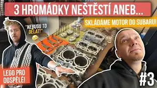Složili jsme BLOK MOTORU! 🔧 Boxer EJ257 pokračuje🔧 Subaru WRX STI GO motoru d&iacute;l 3.