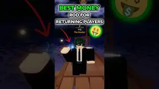 Лучшая удочка для фарма денег в средней игре? 🤑 #roblox #fisch
