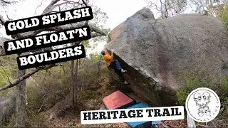 Gold Splash and Float'n The Breeze Boulders