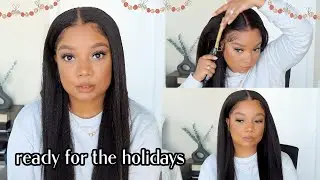 DON'T STRAIGHTEN YOUR NATURAL HAIR! | BEST KINKY STRAIGHT HD LACE WIG? | OMGHERHAIR