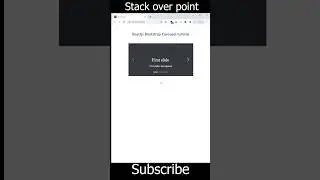 React Bootstrap carousel or slick slider | #shorts |web development | #frontenddesign