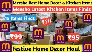 Meesho Best Home & Kitchen Items | Meesho Latest Kitchen Items Finds | Festive Home Decor | 15 Items