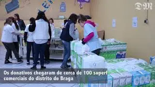 Armaz&eacute;m do Banco Alimentar de Braga recebeu 35 toneladas de bens alimentares