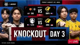 🔴 LIVE | KNOCKOUT STAGE DAY 3 | Watchparty of MLBBMSC at EWC 2025 
