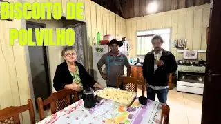 BISCOITO de POLVILHO da DONA DAVINHA | RECEITA, CANTORIA e CAUSOS da ROÇA