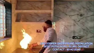 COPPER GAS PIPELINE FITTING ELURU #eluru#vijayawada#Guntur#Ongole#Nellore#kadapa#godavari#bapatla