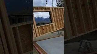 Prefabricated wall panels installed on site using crane.  #modular #prefab #netzeroready