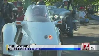 'Rolling Thunder' motorcycle parade to end after 2019