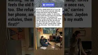 Counselor Stays Late For Troubled Teen